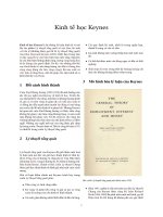 Tham khảo Kinh tế học keynes