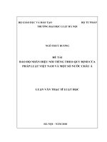 Bảo hộ nhãn hiệu nổi tiếng theo quy định của pháp luật việt nam và một số nước châu á  