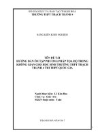 SKKN   HƯỚNG dẫn ôn tập PHƯƠNG PHÁP tọa độ TRONG KHÔNG GIAN CHO học SINH image marked 