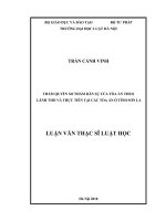 Thẩm quyền sơ thẩm dân sự của tòa án theo lãnh thổ và thực tiễn tại các tòa án ở tỉnh sơn la  