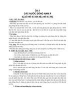 Giáo án Lịch sử 11 bài 4: Các nước Đông Nam Á (Cuối thế kỷ XIX  đầu thế kỷ XX)