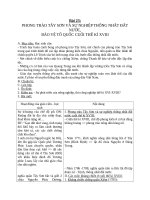 Giáo án Lịch sử 10 bài 23: Phong trào Tây Sơn và sự nghiệp thống nhất đất nước bảo vệ Tổ quốc bảo vệ Tổ quốc