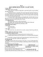 Giáo án Lịch sử 10 bài 27: Quá trình dựng nước và giữ nước