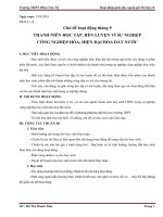 GIÁO ÁN HOẠT ĐỘNG NGOÀI GIỜ LÊN LỚP 10