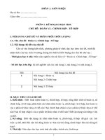 CHỦ ĐỀ: HOÁN VỊ  CHỈNH HỢP  TỔ HỢP