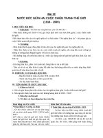 Giáo án Lịch sử 11 bài 12: Nước Đức giữa hai cuộc chiến tranh thế giới (1918 1939)