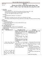 Giáo án Lịch sử 12 bài 16: Phong trào giải phóng dân tộc và Tổng khởi nghĩa tháng tám (1939 1945). Nước Việt Nam Dân Chủ Cộng Hòa ra đời