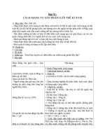 Giáo án Lịch sử 10 bài 31: Cách mạng tư sản Pháp cuối thế kỷ XVIII