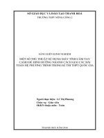 SKKN   toán   một số thủ thuật sử dụng máy tính cầm tay casio để định hướng nhanh cách giải các bài toán hệ phương trình trong kì thi THPT quốc gia image marked 