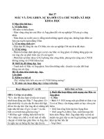 Giáo án Lịch sử 10 bài 37: Mác và Ăngghen. Sự ra đời của chủ nghĩa xã hội khoa học