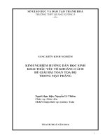 SKKN   kinh nghiệm hướng dẫn học sinh khai thác yếu tố khoảng cách để giải bài toán tọa độ trong mặt phẳng image marked 