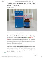 Thuốc alkeran 2mg melphalan điều trị ung thư máu