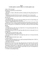 Giáo án Lịch sử 10 bài 9: Vương Quốc Campuchia và Vương quốc Lào