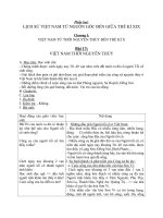 Giáo án Lịch sử 10 bài 13: Việt Nam thời nguyên thủy