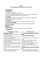 Giáo án Lịch sử 10 bài 27: Quá trình dựng nước và giữ nước