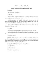 Giáo án Lịch sử 12 bài 14: Phong trào cách mạng 1930  1935