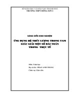 SKKN   ứng dụng hệ thức lượng trong tam giác để giải một số bài toán thực tế image marked 