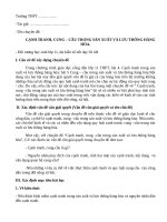 chuyên đề: CẠNH TRANH, CUNG – CẦU TRONG SẢN XUẤT VÀ LƯU THÔNG HÀNG HÓA.