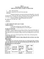 Giáo án Lịch sử 10 bài 12: Ôn tập  Lịch sử thế giới thời nguyên thủy, cổ đại và trung đại