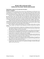 TIỂU LUẬN THỐNG kê ỨNG DỤNG TRONG KINH DOANH