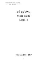 de cuong on tap hki vat ly 11 nam 2018 2019 truong thpt yen hoa ha noi 