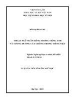 Thuật ngữ ngân hàng trong tiếng anh và tương đương của chúng trong tiếng việt tt 
