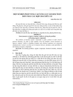 Số 3(68) năm 2015 một số BIỆN PHÁP NÂNG CAO NĂNG lực GIẢI bài TOÁN đốt CHÁY các hợp CHẤT hữu cơ 