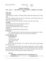 Giáo án trọn bộ lớp 6 môn Sinh học