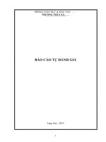 Báo cáo KĐCLGD về tự đánh giá theo thông tư 18 cấp THCS mới nhất