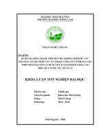 khóa luận tốt nghiệp đánh giá hiện trạng môi trường không khí khu vực nhà máy luyện thép lưu xá thuộc công ty cổ phần gang thép thái nguyên và đề xuất các giải pháp nâng cao hiệu quả công tác quản lý 