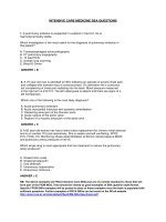 EXM FFICM MCQ SBA examplequestions 