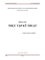Báo cáo thực tập kỹ thuật xây dựng dân dụng GTVT