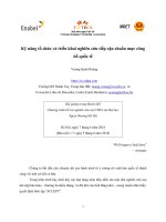 Kỹ năng tổ chức và triển khai nghiên cứu tiếp cận chuẩn mực công bố quốc tế 