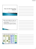 Tuần 3   phân tích  thiết kế có cấu trúc, mô hình dự liệu khái niệm 