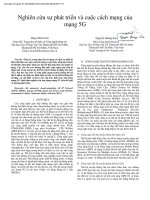 Nghiên cứu sự phát triển và cuộc cách mạng của mạng 5g 