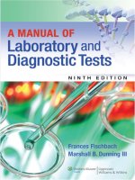 2015 a manual of laboratory and diagnostic tests 9th ed PDF www medicalbr tk 