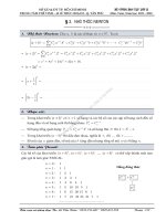 Chuyên đề nhị thức newton (niu tơn) – lê văn đoàn 
