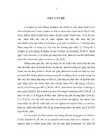 Nghiên cứu kết quả điều trị một số dưới nhóm u lympho ác tính không hodgkin tế bào b lớn lan tỏa bằng phác đồ r – CHOP tại bệnh viện bạch mai năm 2015 – 2017 