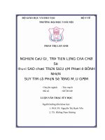 NGHIÊN cứu GIÁ TRỊ TIÊN LƯỢNG CỦACHỈ số đuôi SAO CHỔI TRÊN SIÊU âm PHỔI ở BỆNH NHÂN SUY TIM có PHÂN số TỐNG máu GIẢM 