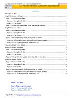 Các dạng toán bất phương trình mũ và bất phương trình logarit thường gặp 