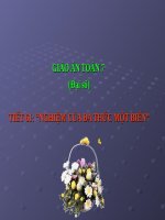 Bài giảng Đại số 7 chương 4 bài 9: Nghiệm của đa thức một biến