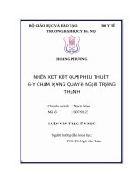 NHẬN xét kết QUẢ PHẪU THUẬT gãy CHỎM XƯƠNG QUAY ở NGƯỜI TRƯỞNG THÀNH 