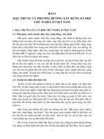 bài giảng word: Đặc trưng và phương hướng xây dựng chủ nghĩa xã hội ở Việt Nam (Cao đẳng giáo dục nghề nghiệp)