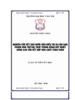 NGHIÊN cứu kết QUẢ bước đầu điều TRỊ DI căn GAN TRONG UNG THƯ đại TRỰC TRÀNG BẰNG đốt NHIỆT SÓNG CAO tần kết hợp hóa CHẤT TOÀN THÂN 