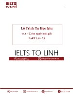 Lộ trình tự học ielts cho người mất gốc   IELTS tố linh 