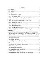 Xây dựng công cụ phân tích chỉ số khả năng thanh toán và chỉ số khả năng sinh lời cho công ty TNHH xây dựng và thương mại thành thịnh, tỉnh thái nguyên