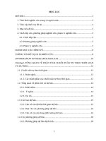 Phân tích dự báo sản lượng chè xuất khẩu tỉnh thái nguyên