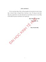 Đánh giá mức độ hài lòng của người lao động làm việc tại công ty cổ phần dệt may huế