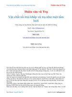 Vật chất tối trải khắp vũ trụ như một tấm lưới   thiên văn vũ trụ 