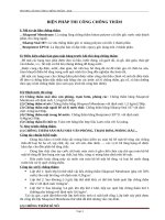 Biện pháp thi công chống thấm các hạng mục